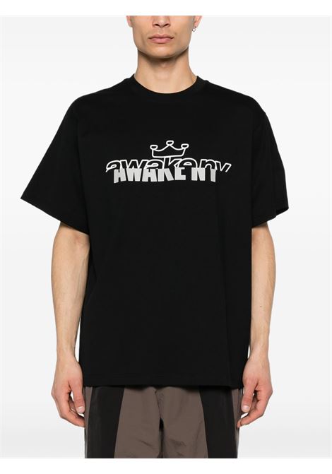 t-shirt headcrack champs uomo nera AWAKE NY | AWK-SP26-TS009BL
